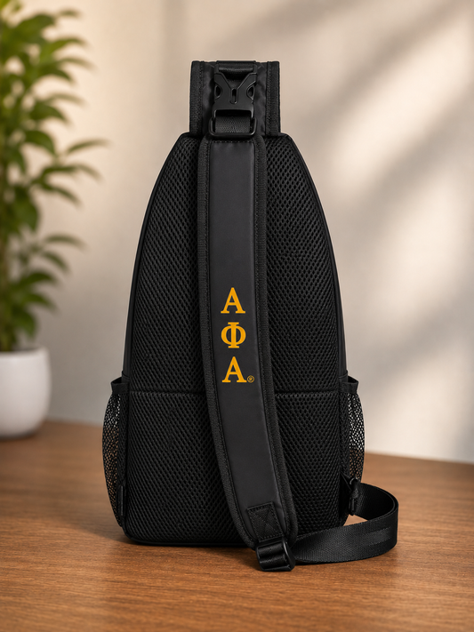Alpha Phi Alpha Sling Bag: Greek Crossbody Backpack