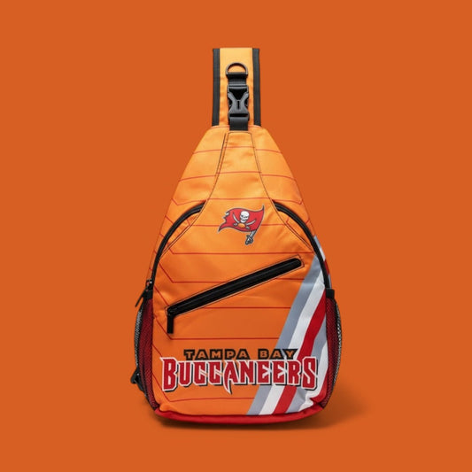 Tampa Bay Buccaneers Orange Sling Bag | Adjustable Football Crossbody Bag