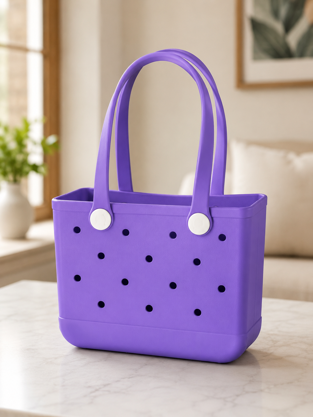 Mini Purple Waterproof Beach Bag