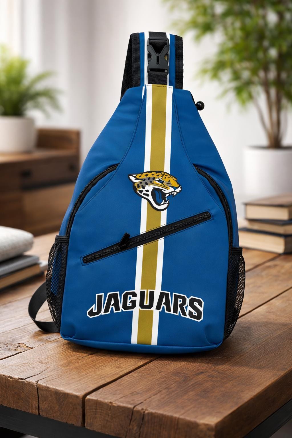 Jacksonville Jaguars Sling Backpack, NFL Crossbody Bag