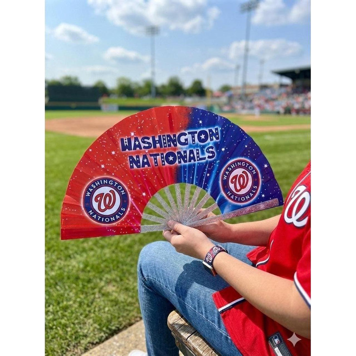 Washington Nationals Handheld Baseball Clack Fan