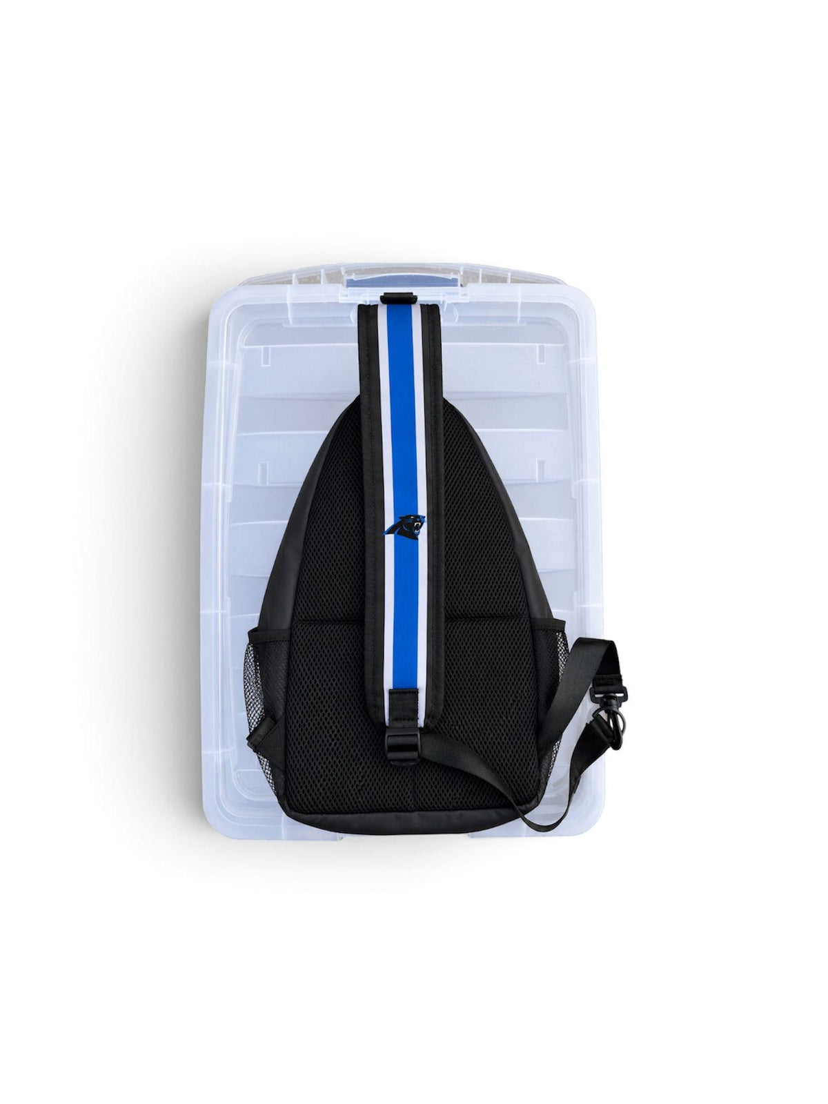 Carolina Panthers Black Sling Bag | Adjustable Crossbody Bag