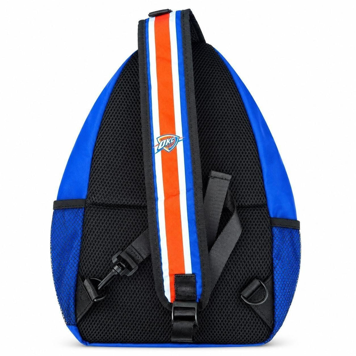 OKC Thunder Blue Orange Sling Bag | Adjustable Basketball Crossbody