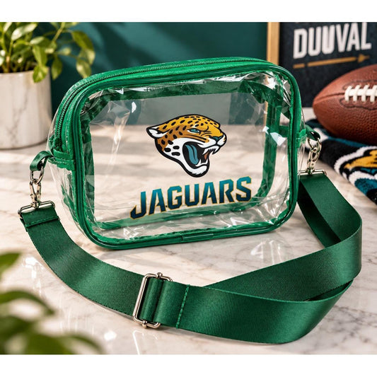 Jacksonville Jaguars Green Clear Fanny Pack | Game Day Bag