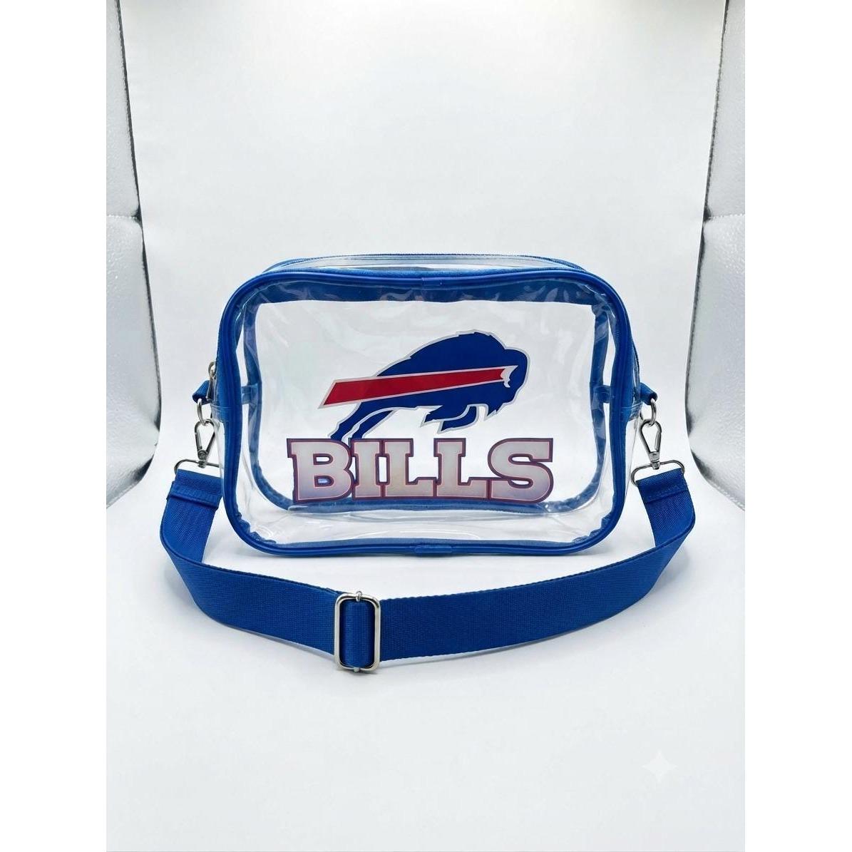 Buffalo Bills Clear Sling Bag, Football Crossbody Bag, Bills Fan Gift