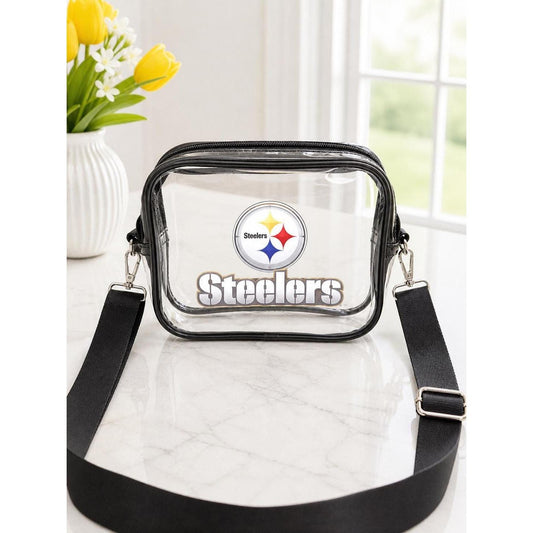 Pittsburgh Steelers Black Clear Fanny Pack | Game Day Bag