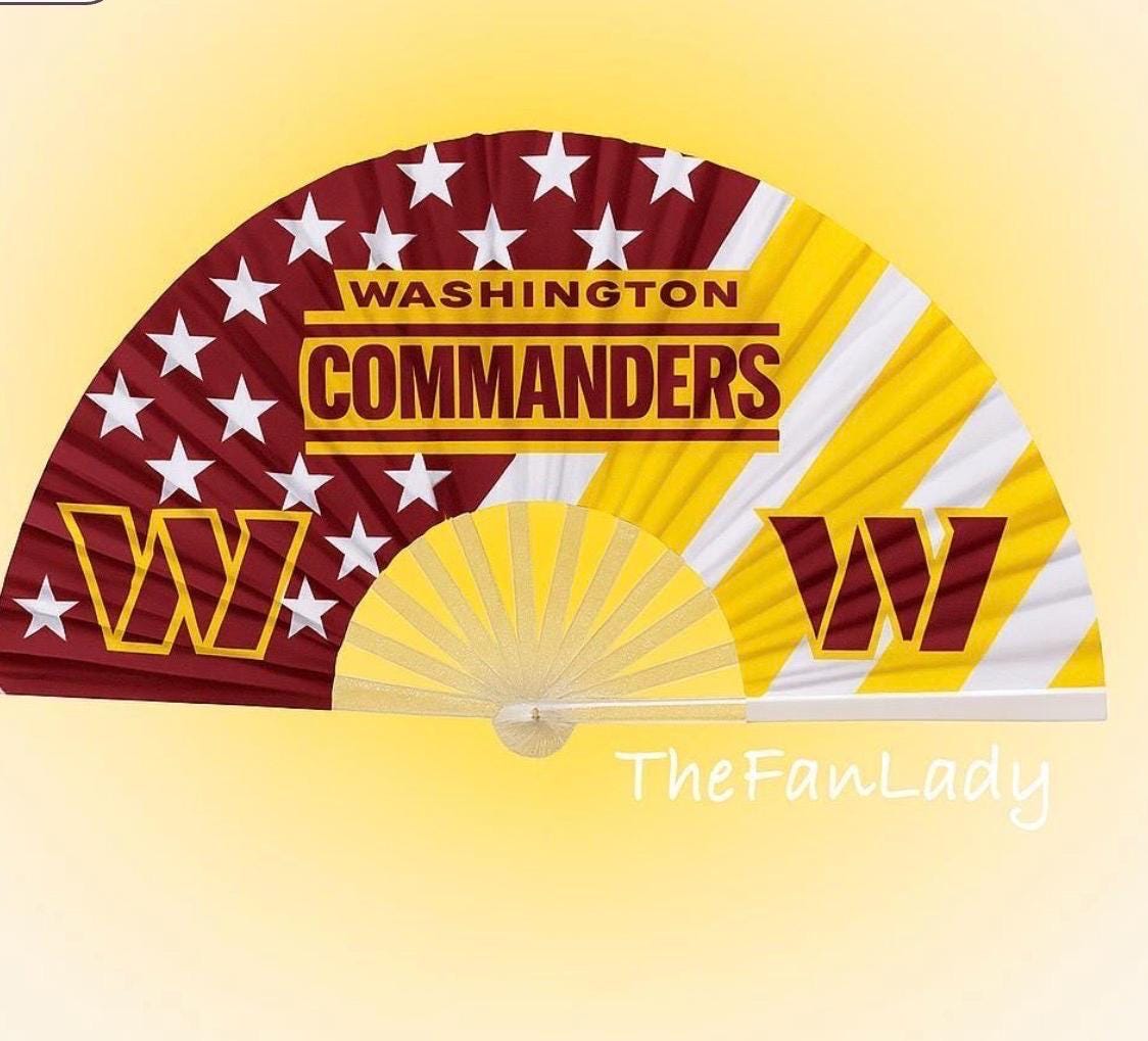 Washington Commanders Star Clack Fan | NFL Game Day Hand Fan