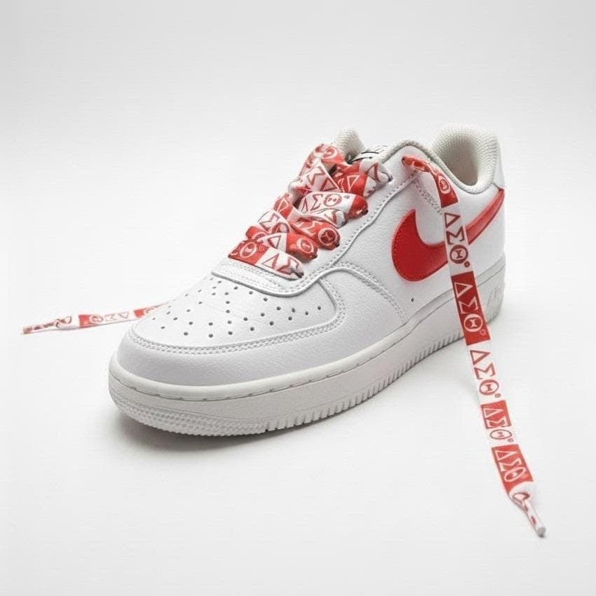 Delta Sigma Theta Shoelaces, Sorority Greek Sneaker Laces, DST Sister Gift