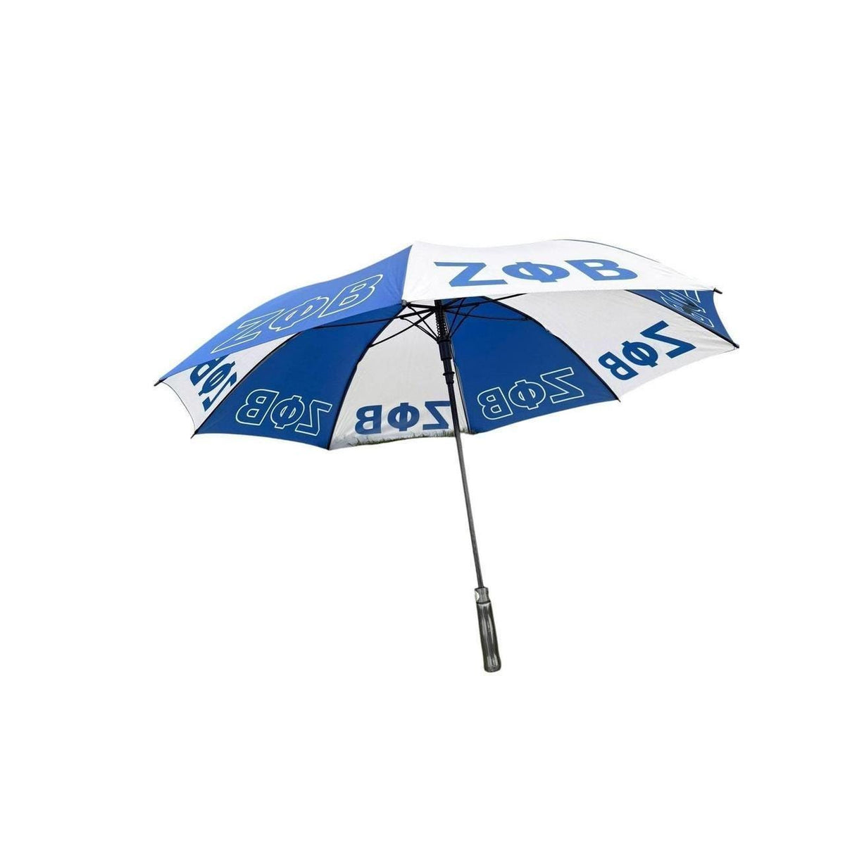Zeta Phi Beta Large Umbrella ZΦΒ Blue White Golf Sorority Rain Umbrella