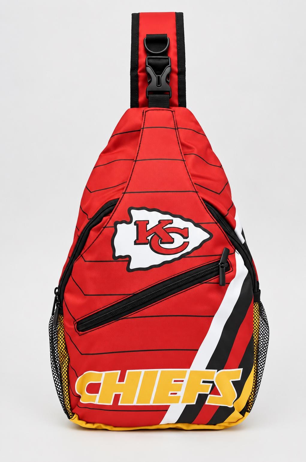 Kansas City Chiefs Red Sling Bag | Adjustable Football Crossbody Bag