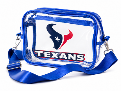 Houston Texans Clear Crossbody Bag