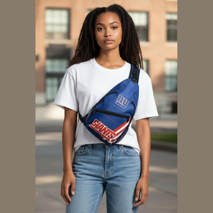 NY Giants Sling Bag: Crossbody Backpack