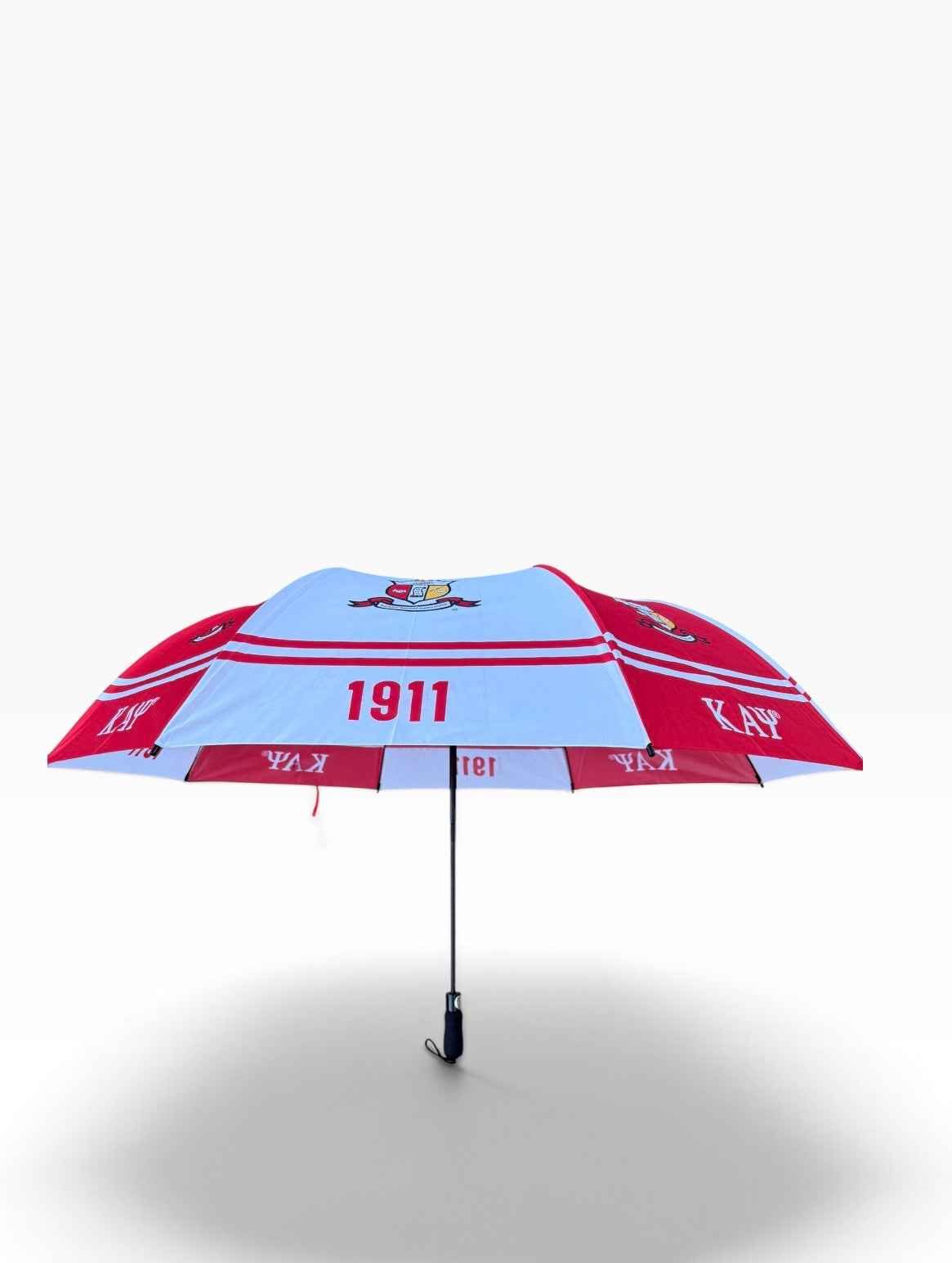 Kappa Alpha Psi Umbrella | Red & White Fraternity Umbrella