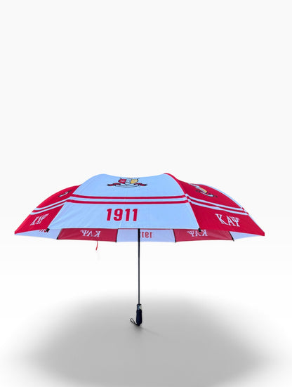 Kappa Alpha Psi Umbrella | Red & White Fraternity Umbrella