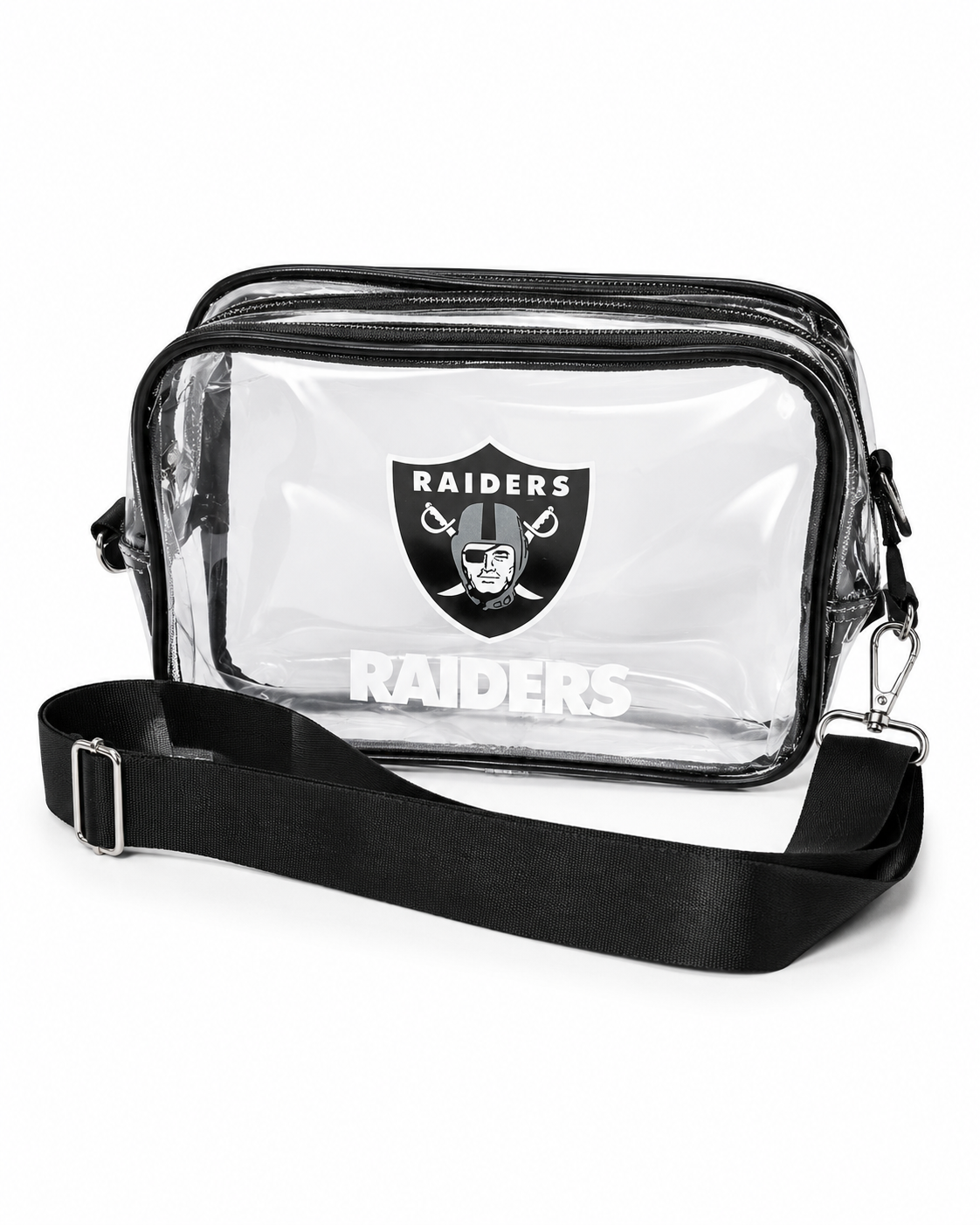 Las Vegas Raiders Clear Crossbody Bag