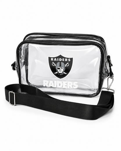 Las Vegas Raiders Clear Crossbody Bag