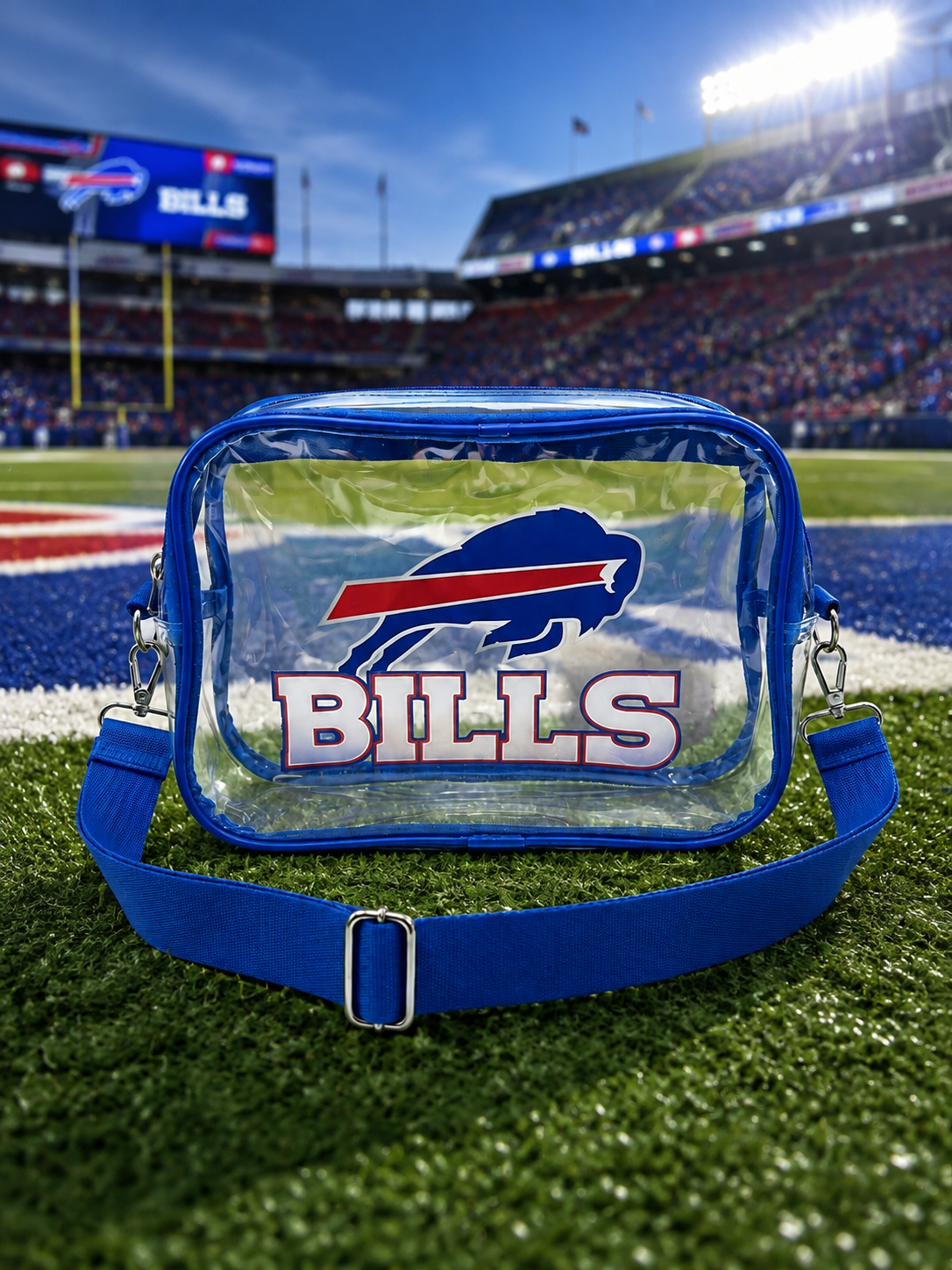 Buffalo Bills Clear Crossbody Bag