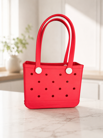 Mini Red Waterproof Beach Bag