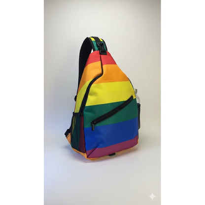 Rainbow Pride Crossbody Sling Bag