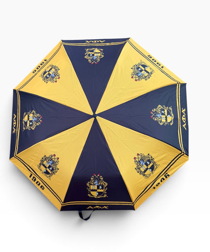 Alpha Phi Alpha Umbrella | Black & Gold Fraternity Umbrella