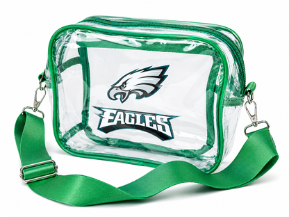 Philadelphia Eagles Clear Crossbody Bag - Stadium Approved