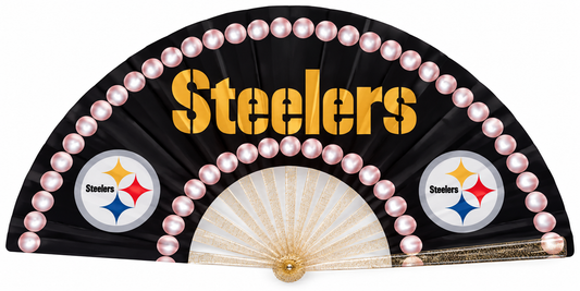 Pittsburgh Steelers Clack Fan | NFL Game Day Folding Hand Fan
