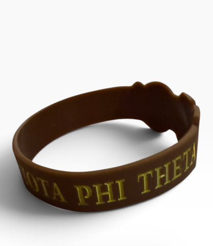 Iota Phi Theta Silicone Wristband | Reversible ΙΦΘ Greek Letters