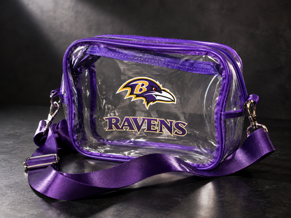 Baltimore Ravens Clear Crossbody Bag