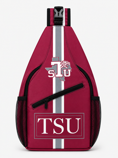 Texas Southern University Waterproof Crossbody Sling Bag – Maroon TSU Shoulder Bag