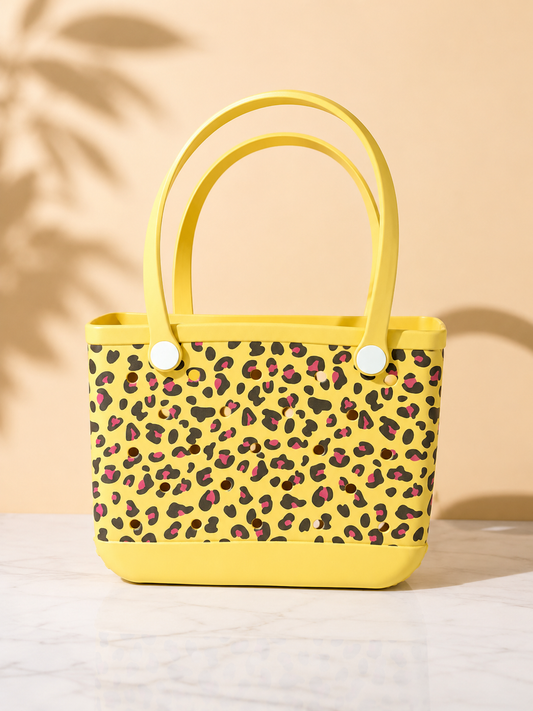 Safari Print Tote Beach Bag