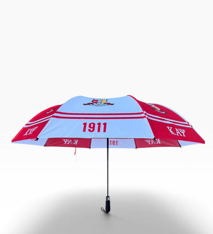 Kappa Alpha Psi Umbrella | Red & White Fraternity Umbrella