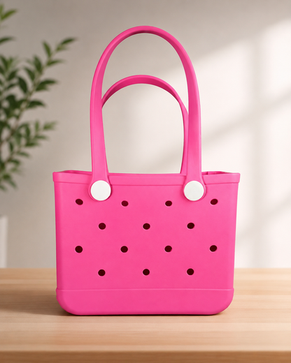 Mini Pink Waterproof Beach Bag