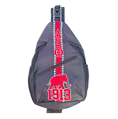 Delta Sigma Theta Crossbody Backpack | Elephant Design