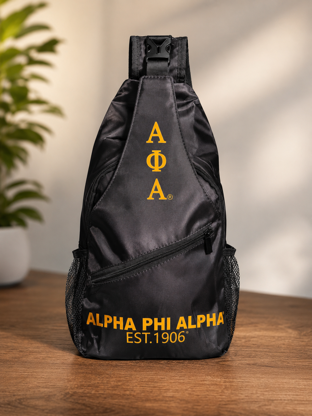 Alpha Phi Alpha Sling Bag: Greek Crossbody Backpack