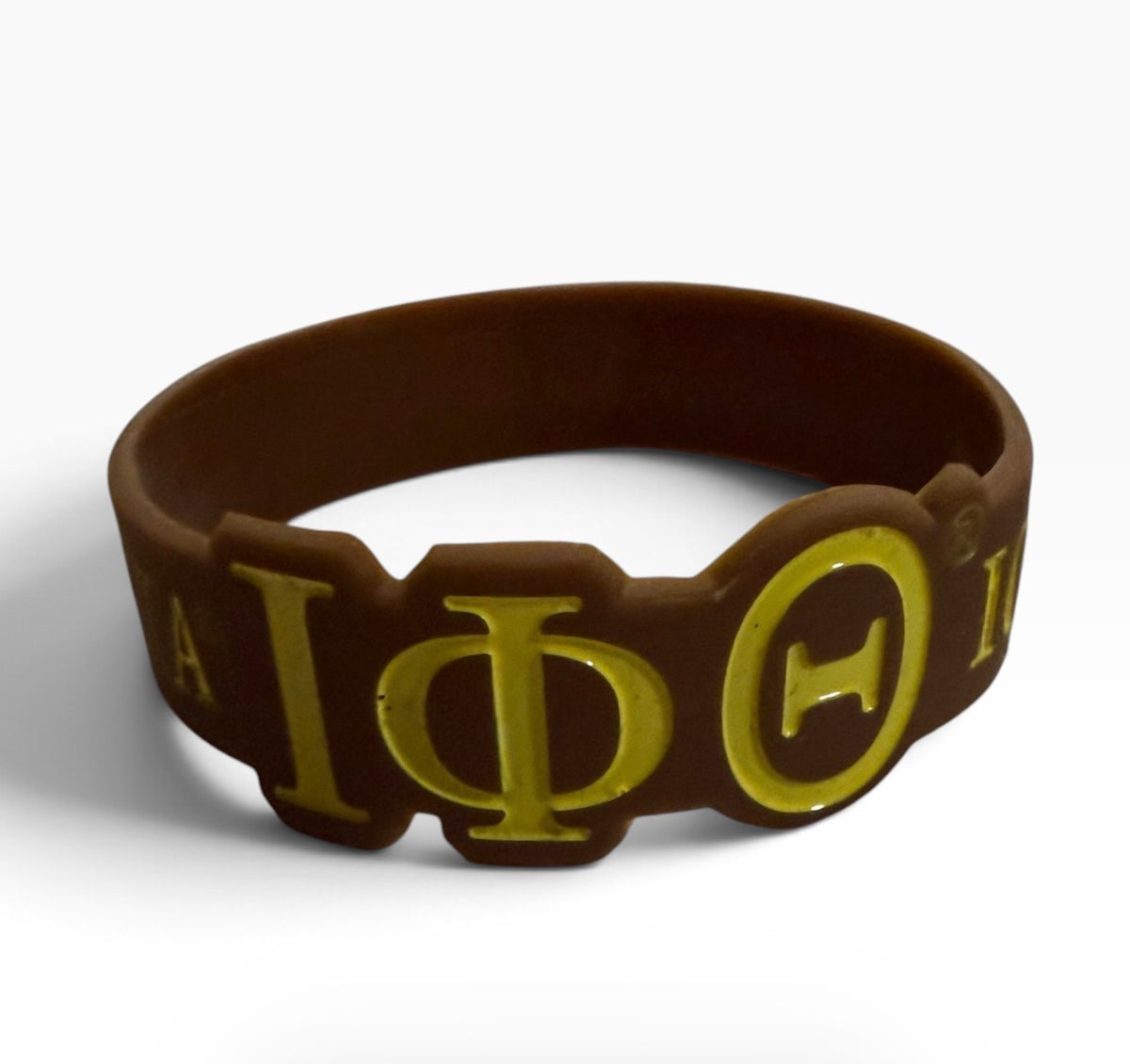 Iota Phi Theta Silicone Wristband | Reversible ΙΦΘ Greek Letters