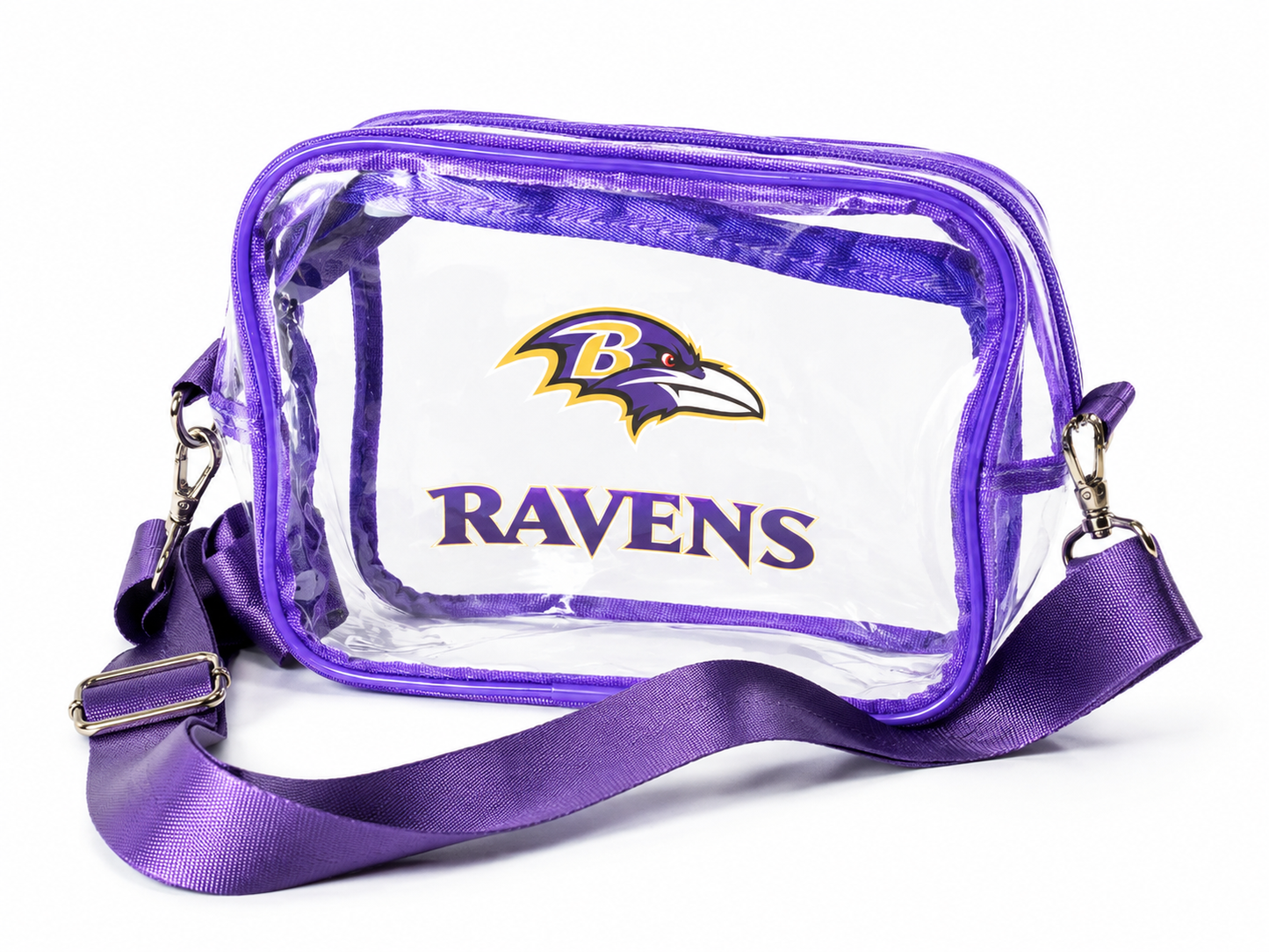 Baltimore Ravens Clear Crossbody Bag