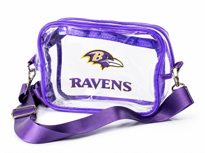 Baltimore Ravens Clear Crossbody Bag