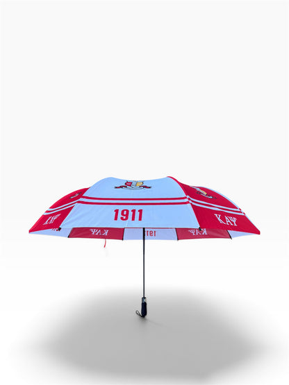 Kappa Alpha Psi Umbrella | Red & White Fraternity Umbrella