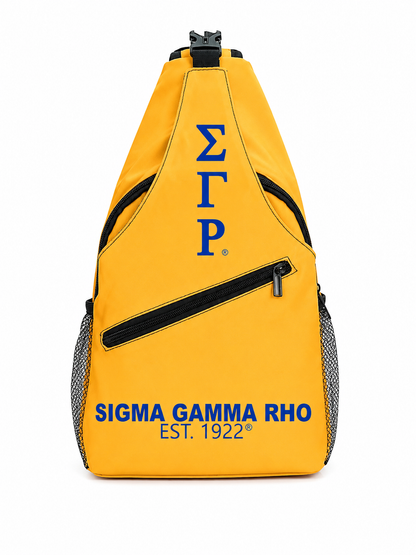 Sigma Gamma Rho Sling Bag: Greek Sorority Crossbody