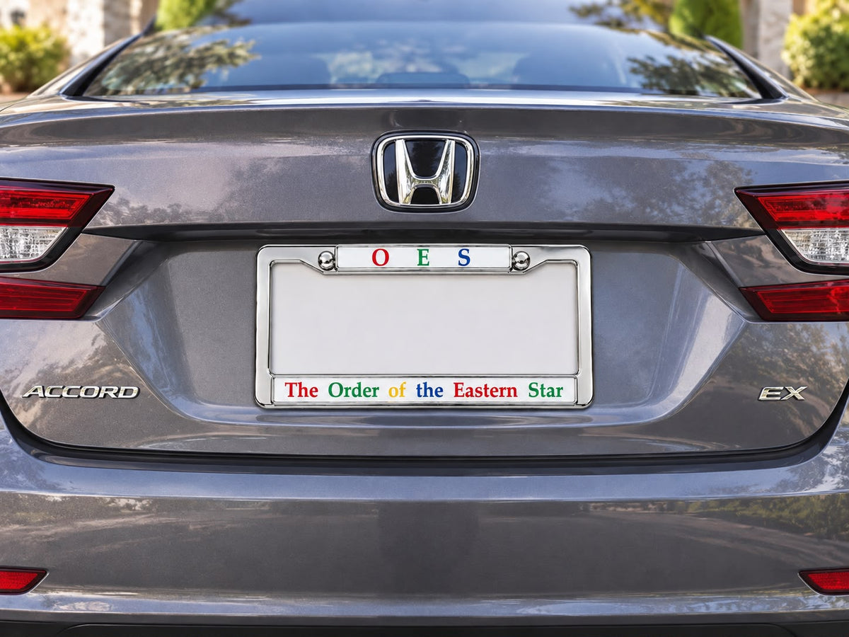 Order of the Eastern Star License Plate Frame | OES