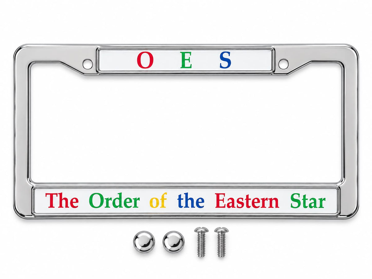 Order of the Eastern Star License Plate Frame | OES