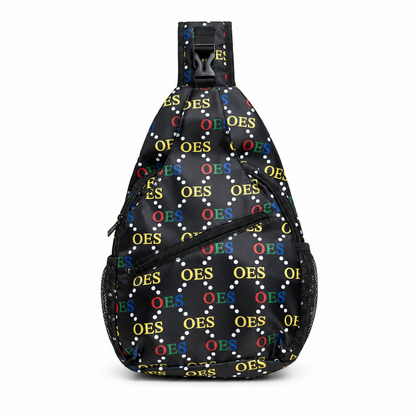 Order of the Eastern Star Sling Bag | OES Crossbody Bag on white background