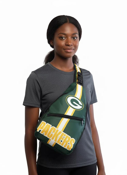 Green Bay Packers Sling Bag: Crossbody Backpack