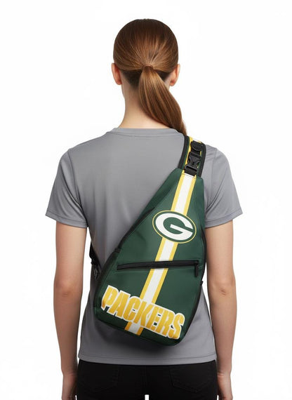 Green Bay Packers Sling Bag: Crossbody Backpack