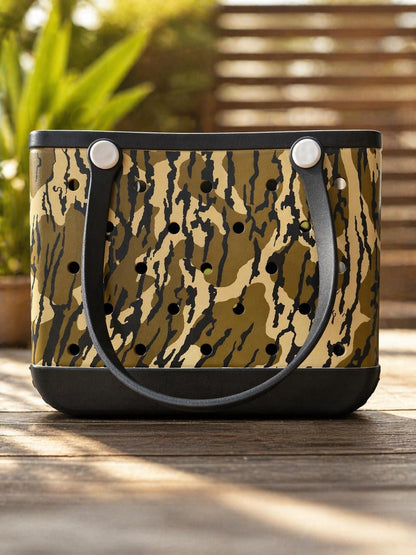 Camo Tote Bag | Waterproof Rubber Beach Bag |