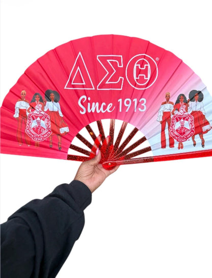 Delta Sigma Theta Folding Fan