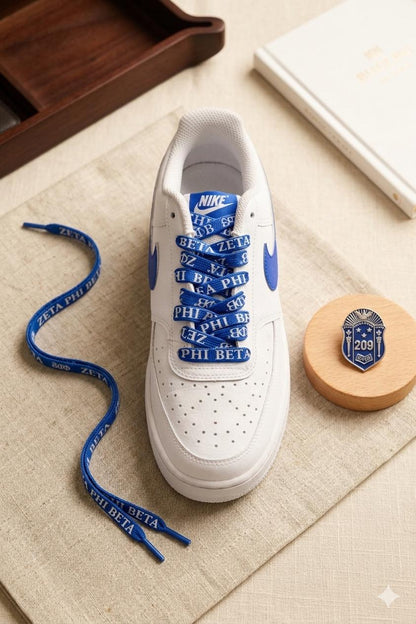 Zeta Phi Beta Sorority Custom Shoe Laces 125x1.2cm