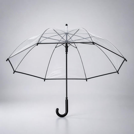 Clear Rain Umbrella - Full Coverage