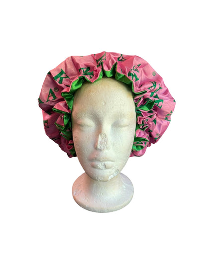 Sorority Satin Hair Bonnet | AKA, Delta, Zeta & SGRho Colors