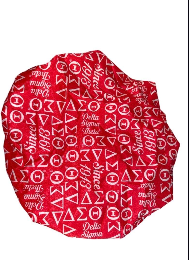 Sorority Satin Hair Bonnet | AKA, Delta, Zeta & SGRho Colors